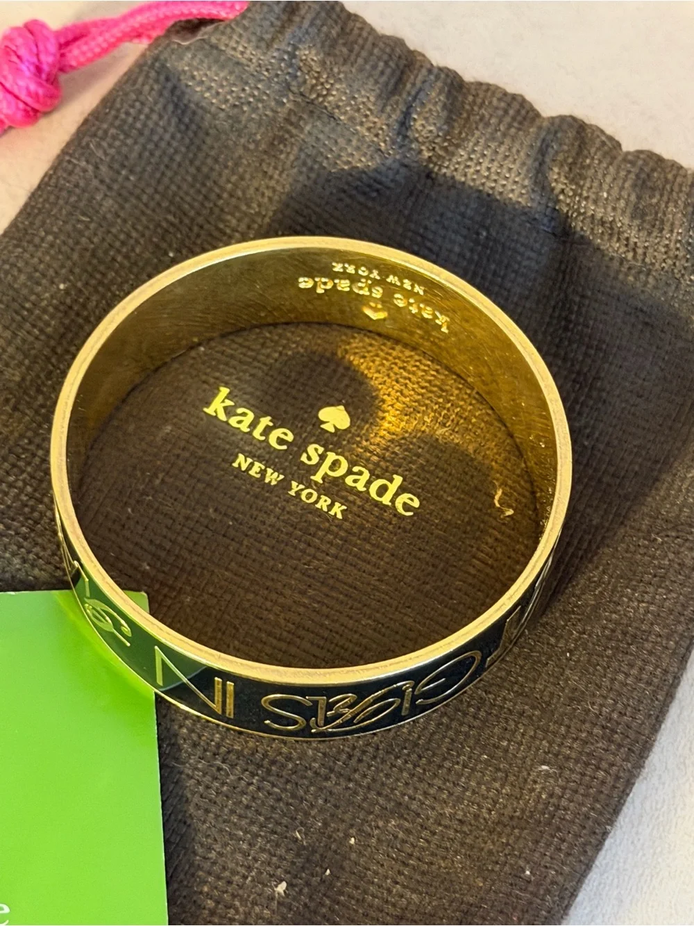 Kate Spade “Boys Make Passes at Girls in Glasses” Bangle